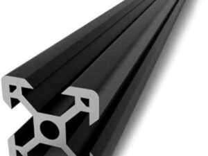 V-Slot Aluminum Extrusion Bar 20mm x 20mm (1M - Black Anodized)