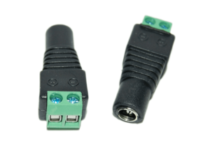 TBlock To FeMale DC Power Adapter