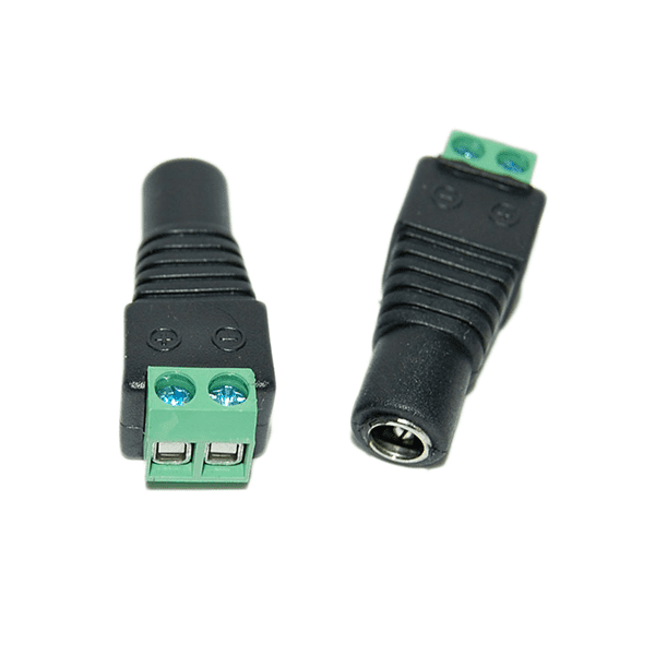 TBlock To FeMale DC Power Adapter