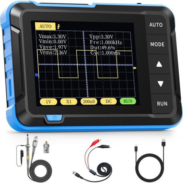 FNIRSI® DSO-152 Mini Pocket 200KHz 2.5MS/s Handheld Digital DSO Oscilloscope top of form